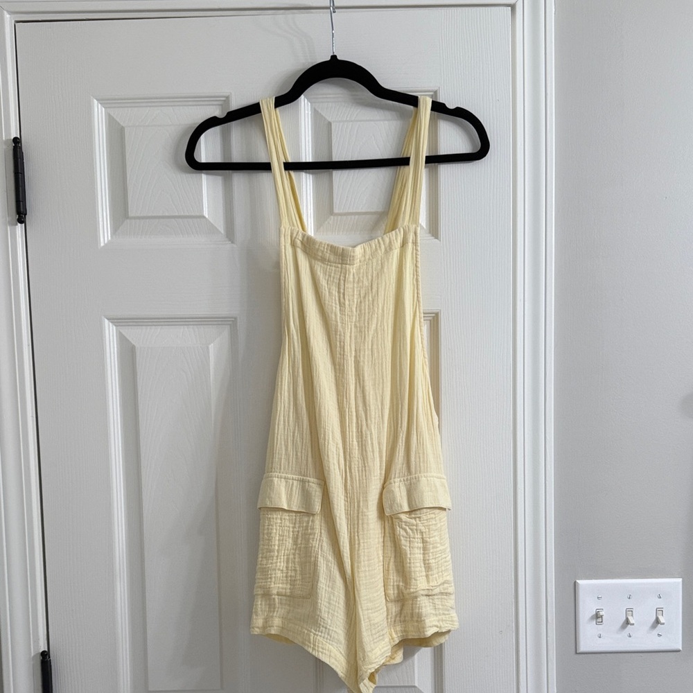 Yellow Sleeveless Romper